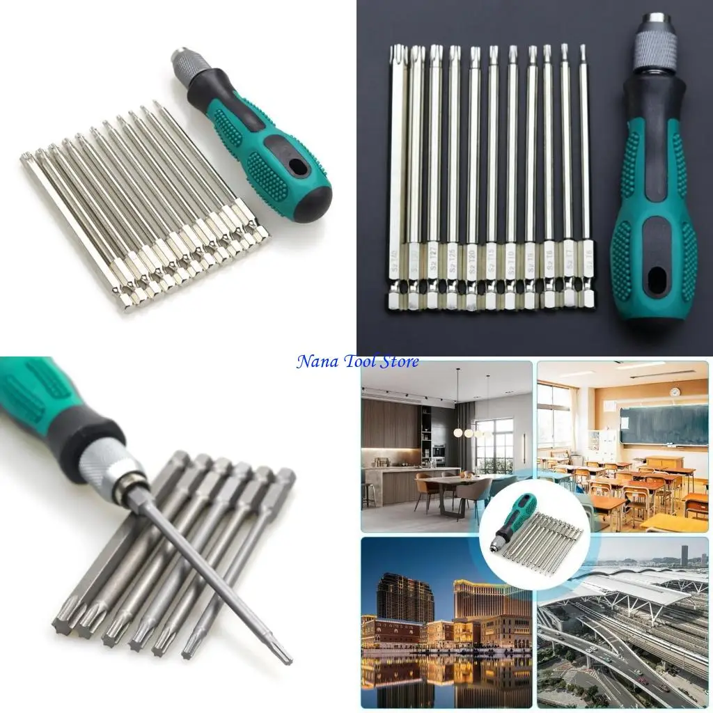 31GJ Efficient Torx Screwdriver Set, Screwdrivers for Furniture Installation