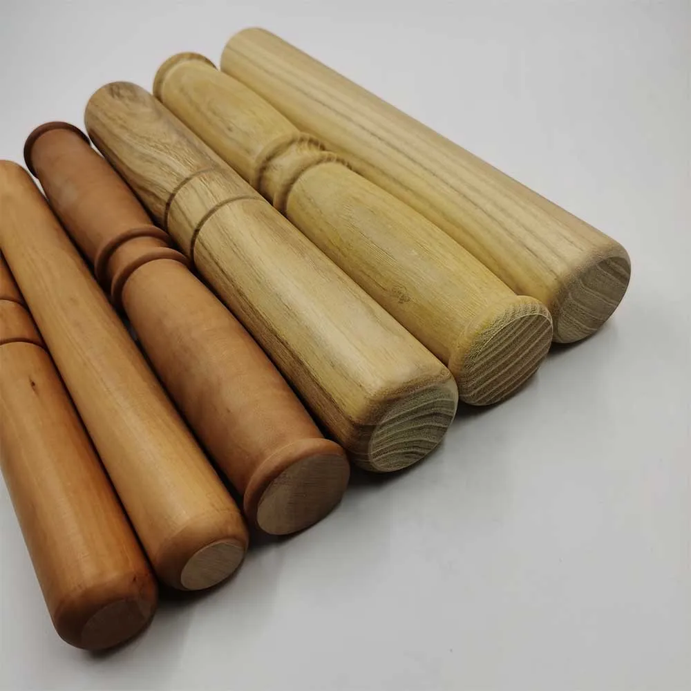 Wooden Tai Chi Ruler Roll Stick Solid Wood Tai Chi Stick Creative Wood Exercise Equipment