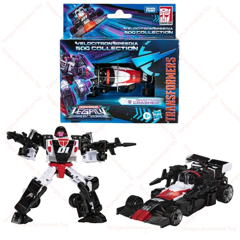 在庫あり変換おもちゃおもちゃレガシー Velocitron Speedia 500 シリーズデラックスブララークラッシャーアクションフィギュア趣味コレクション