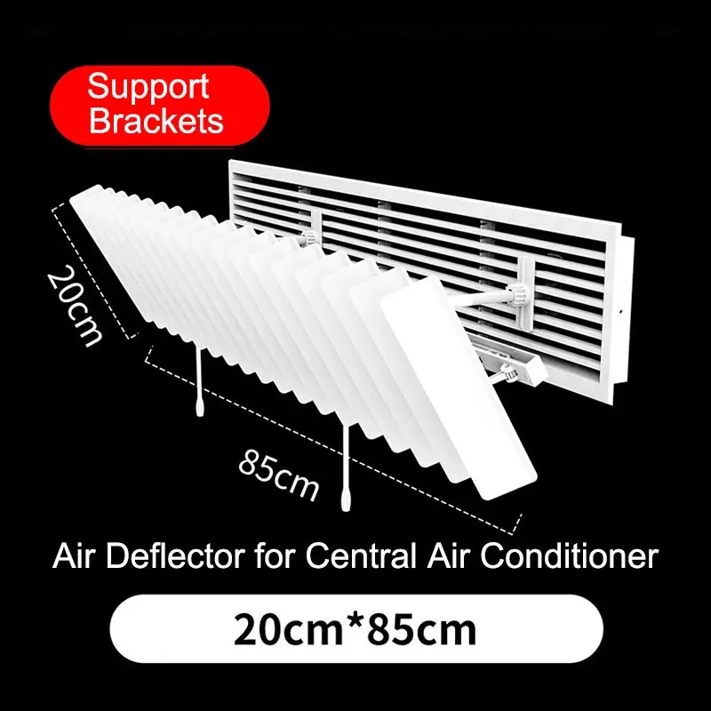 Universal Air Deflector Cover for Central Air Conditioner Outlet, Wind Shield to Prevent Direct Blowing