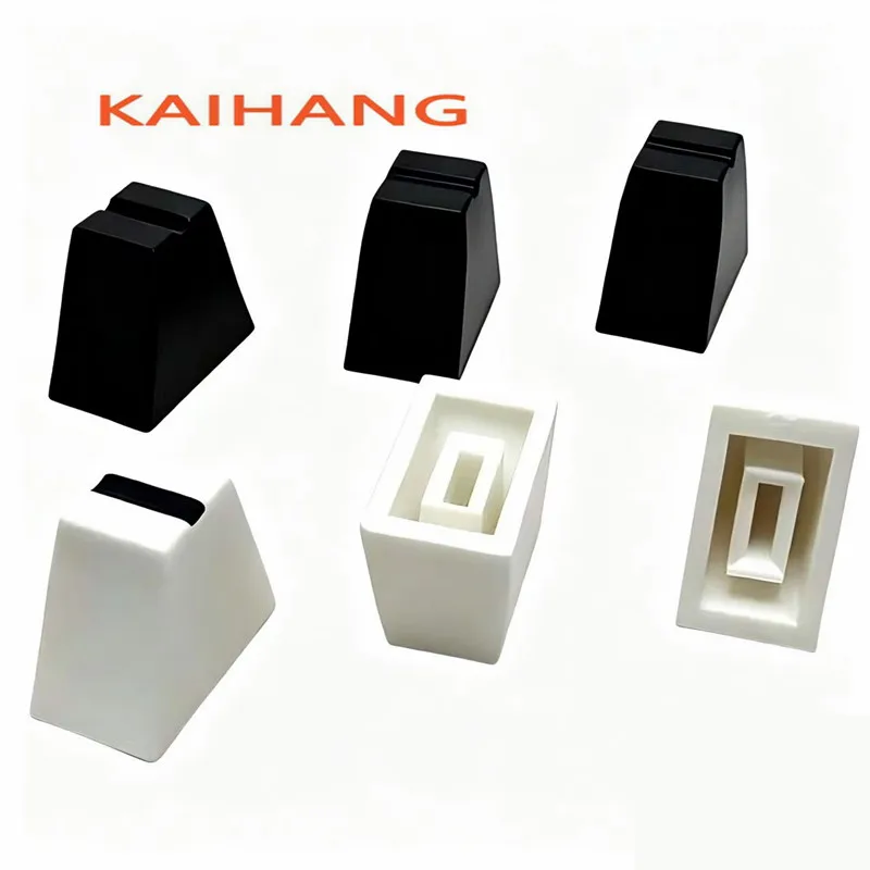 50Pcs Mini Fader Knob Cap 12x7x10mm 4mm Hole Plastic Linear Slider Potentiometer for DJ Mixer Audio Console Sound Card