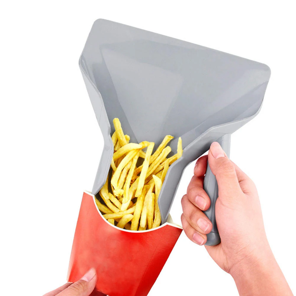 Chip Scoop Food French Fries Food-grade Plastic Shovel Fry Scoop With Handle French Fries Potato Fries Tools