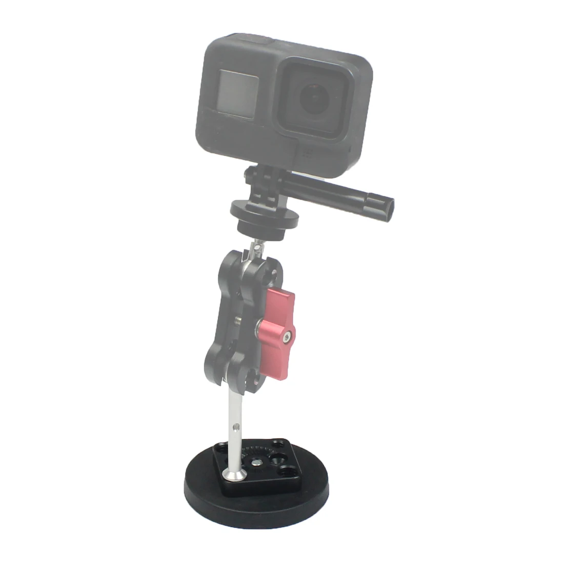 Magnetischer Magnet Auto-Saugnapf-Basis, Durchmesser 66 mm/43 mm, 1/4 Zoll Stativ-Adapter, Kugelkopf für GoPro-Kamera, Osmo Pocket Gimbal, Mobiltelefon – Detail 32