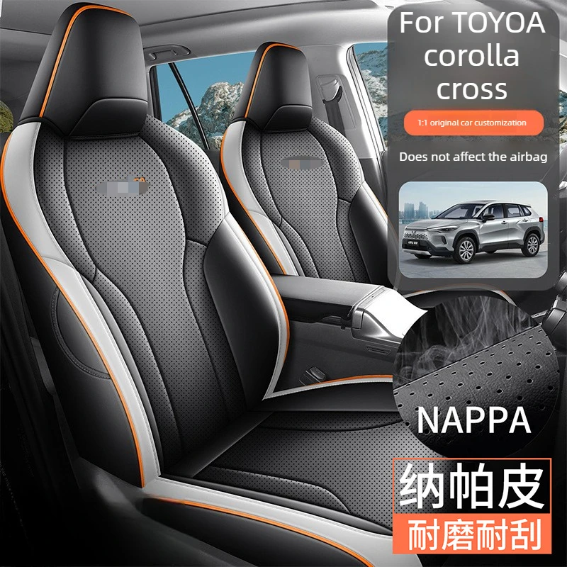 New For Toyota Corolla Cross 2026 Car Seats Cover Nappa Leather Full Surround Style Factory Wholesale Price Interior Accessories