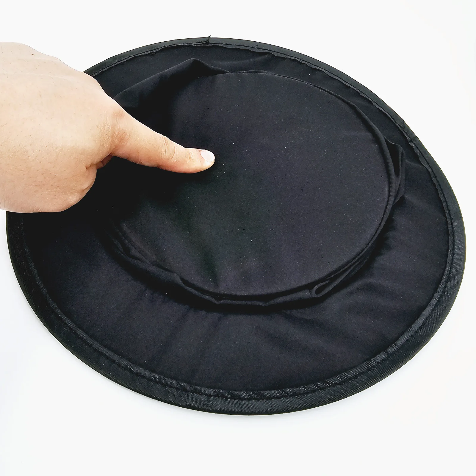 Magician's Hat with Automatic Closure - No Feathers, Instant On/Off Magic Trick Prop for Stage Performances, Halloween, Costume