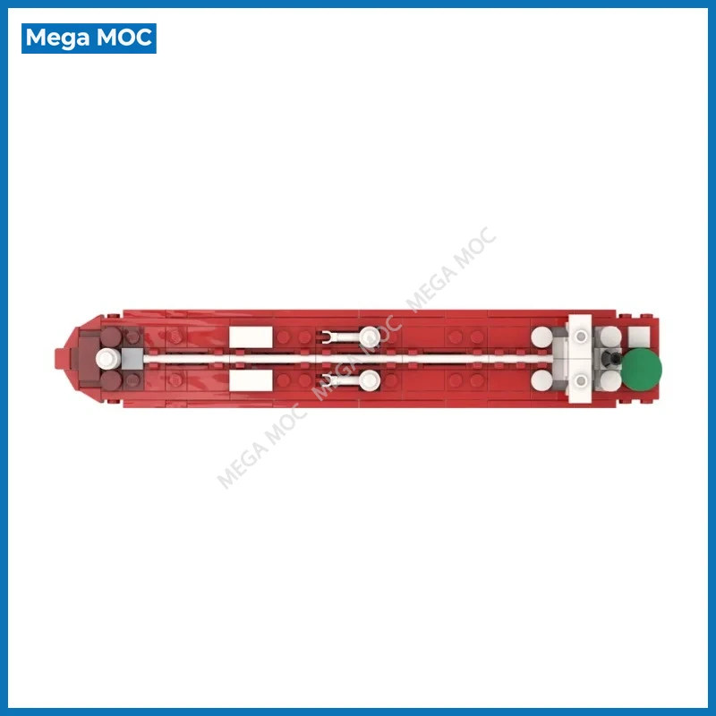 MOC Ocean Tanker Cargo Vessel Building Block Model Realistic Sea Transport Ship Bricks Kit For Hobby Fans Desktop Collectible