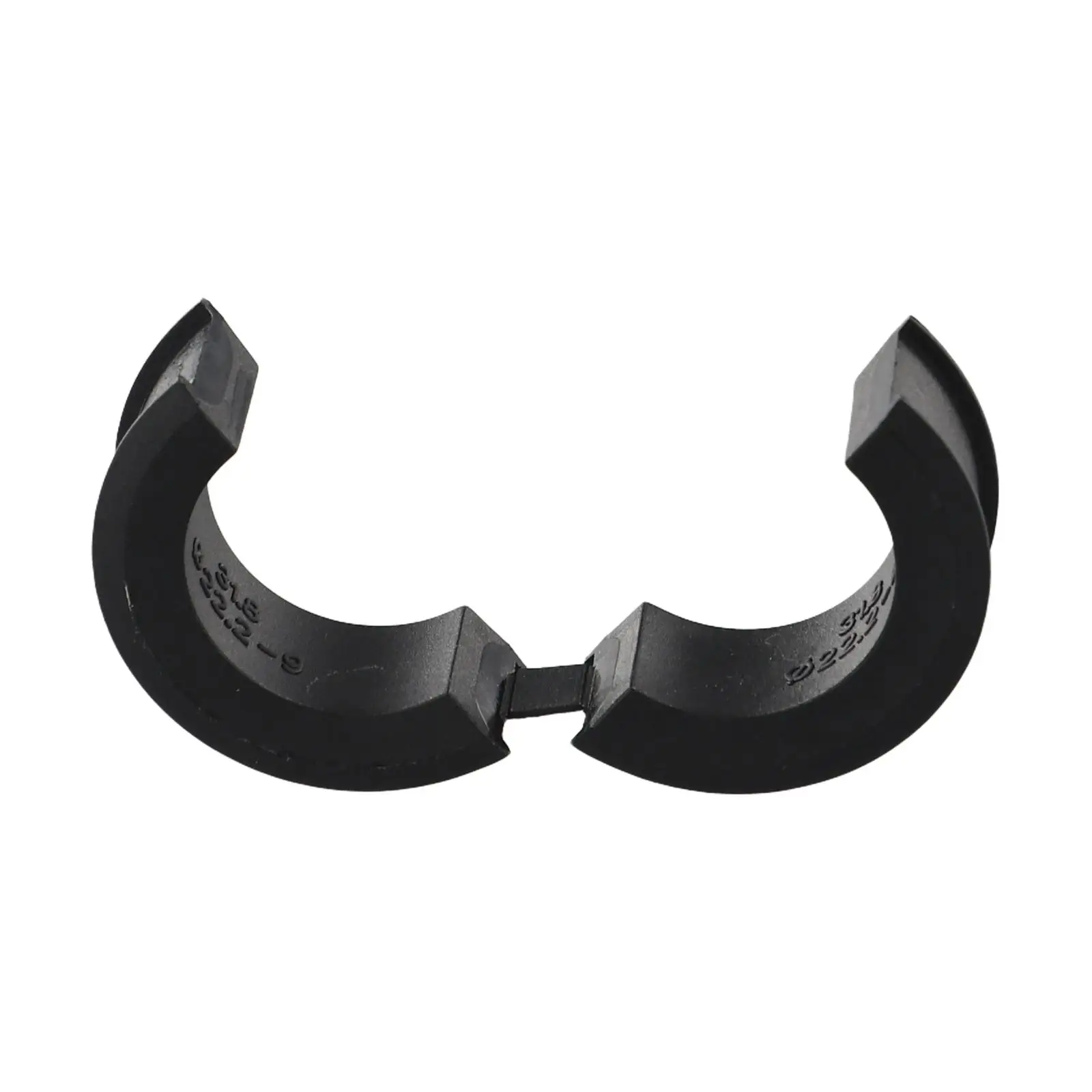 Bicycle Black Handlebar Washer Plastic Resin Handlebar Bracket Reducing Washer Handlebar Washer Shock Absorption