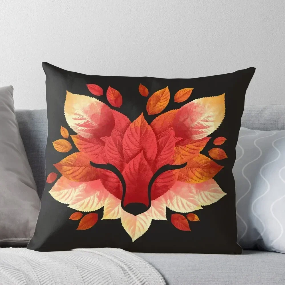 

Fox of leaves Throw Pillow Cushion Child Pillowcases For Pillows luxury covers pillow