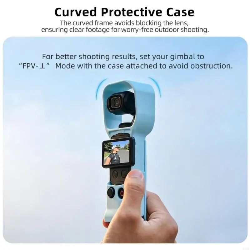 Multicolor Protective Shell Housing For Pocket 4/3 Camera Case Compactly Lightweight Enhances Experience 83CF