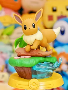 Baru 9 Gaya Pokemon Eeveelution Espeon Sylveon Glaceon Leafeon Vaporeon Umbreon Flareon Pokmon Model Tokoh Anime Ornamen Mainan 12 patung pokemon dengan penjualan terbaik - №