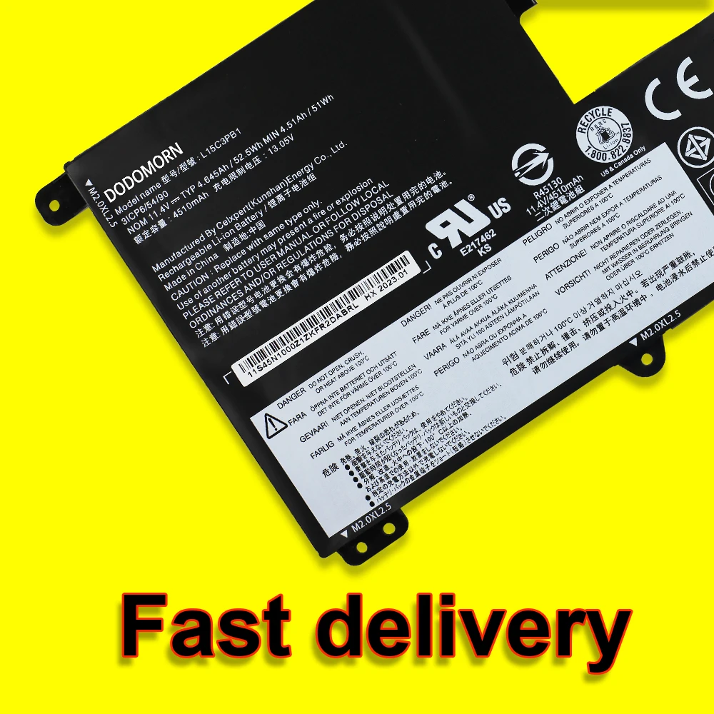 NEW FOR Lenovo IdeaPad 330S-14IKB 330S-14AST 330S-14 320S-15ISK  L15M3PB0 L15C3PB1 L15L3PB0 Laptop Battery
