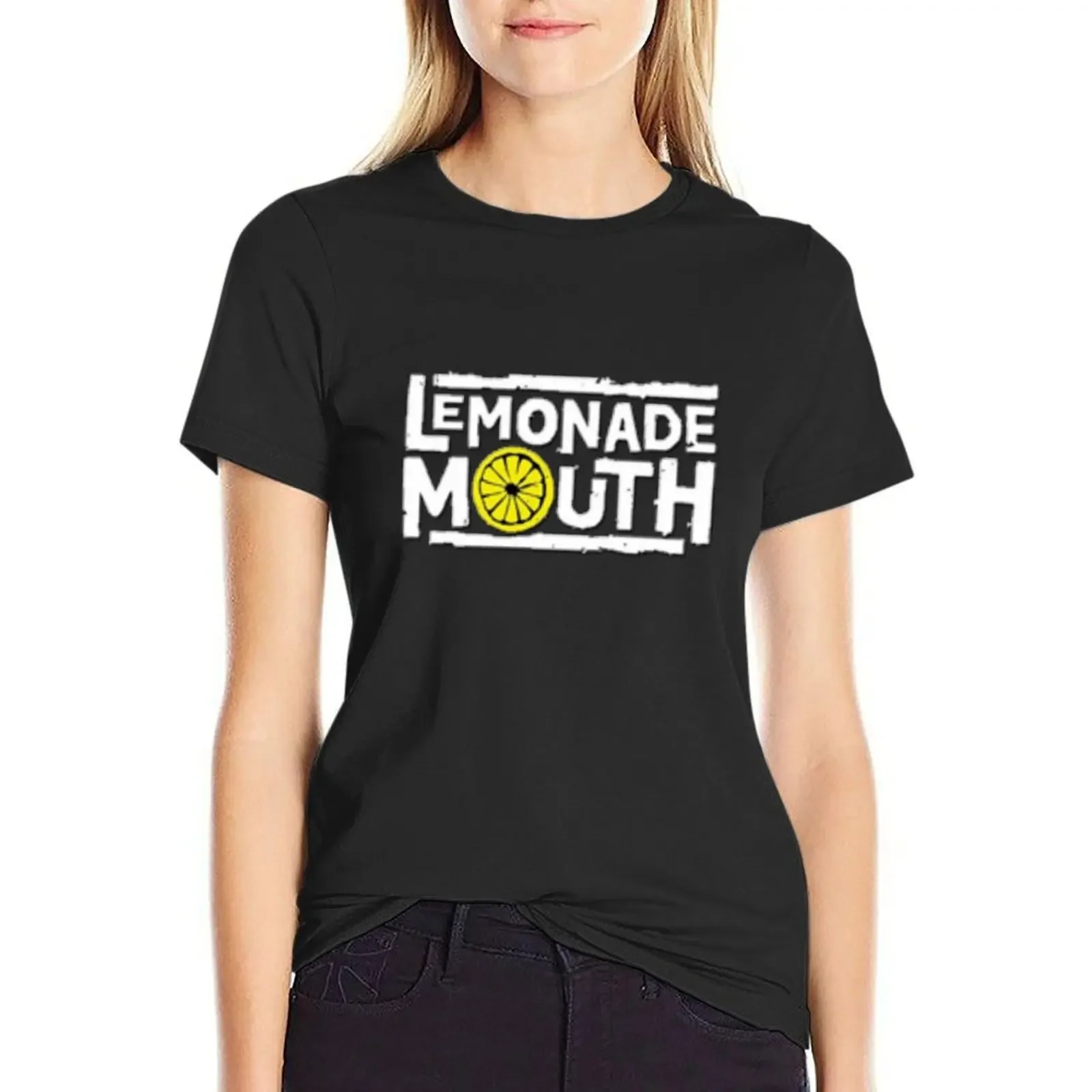 

Lemonade Mouth T-Shirt female graphics Aesthetic clothing Short sleeve tee t-shirt dress for Women sexy