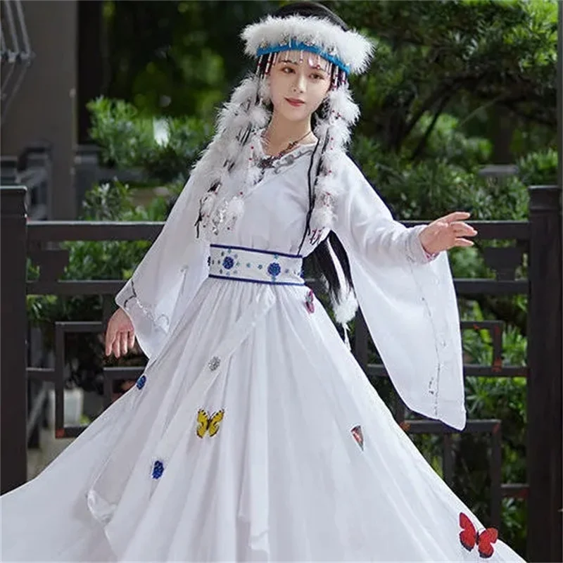 Women 3-piece set 2022 New Female Spring Summer Ancient Costume Movies Suit As Shown In The Main Figure Matching Decoration