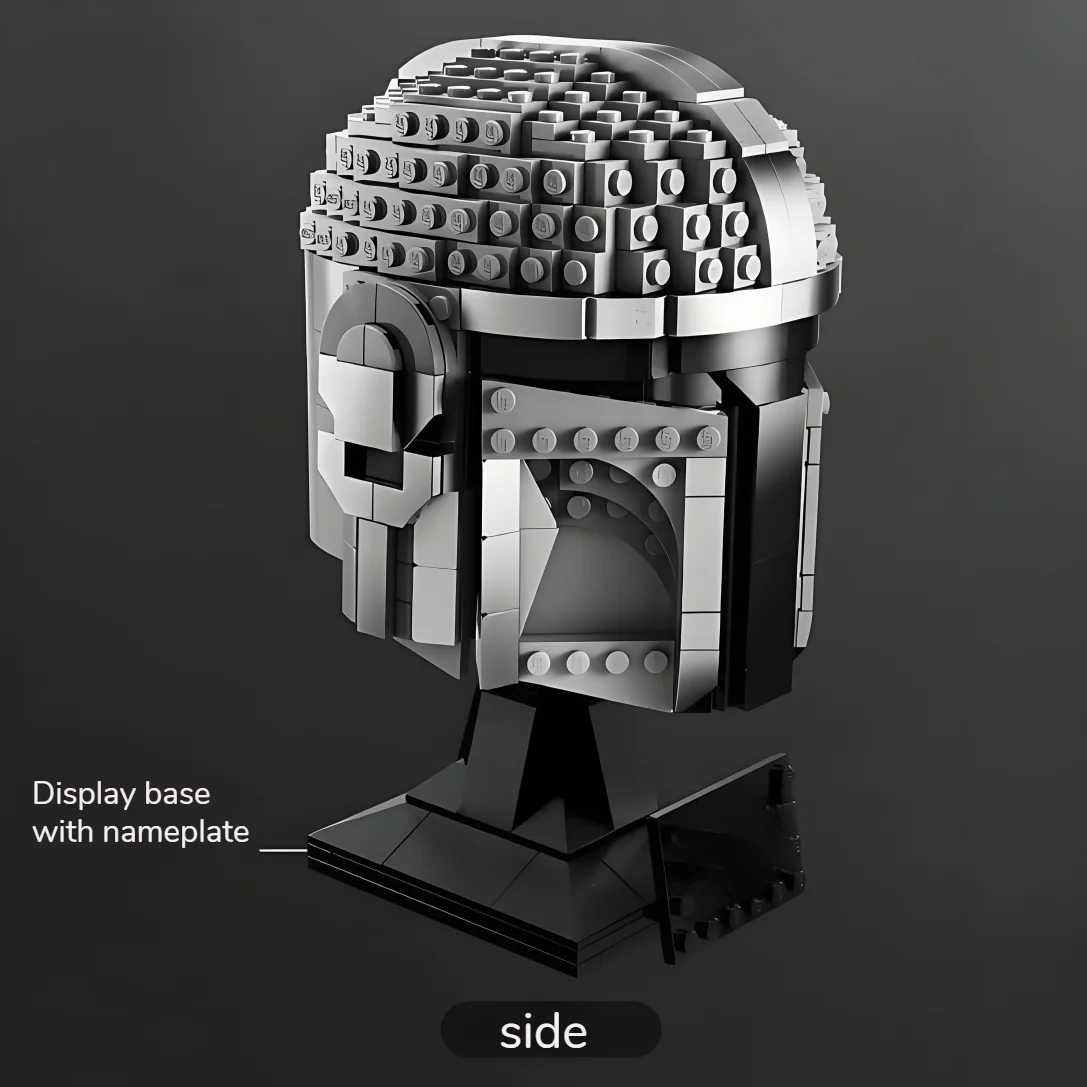 584 قطعة خطة معركة النجوم خوذة ماندالوريان سفينة الفضاء 75328 بنة تجميع لغز لعبة مجسمة لهدايا عيد الميلاد وأعياد الميلاد