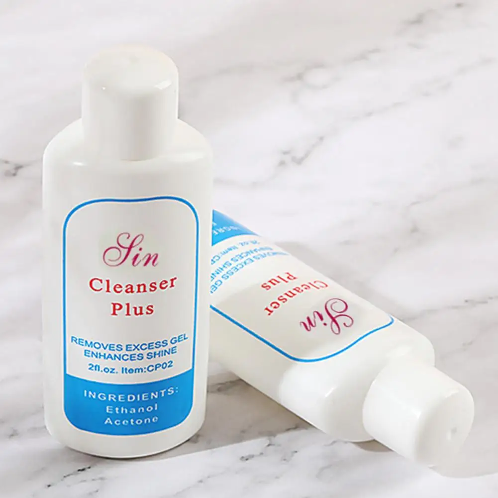 Vintage Polish Cleanser Compact Non-irritating Unique Nail Glue Washing Gel Cleaner  Nail Cleanser Portable