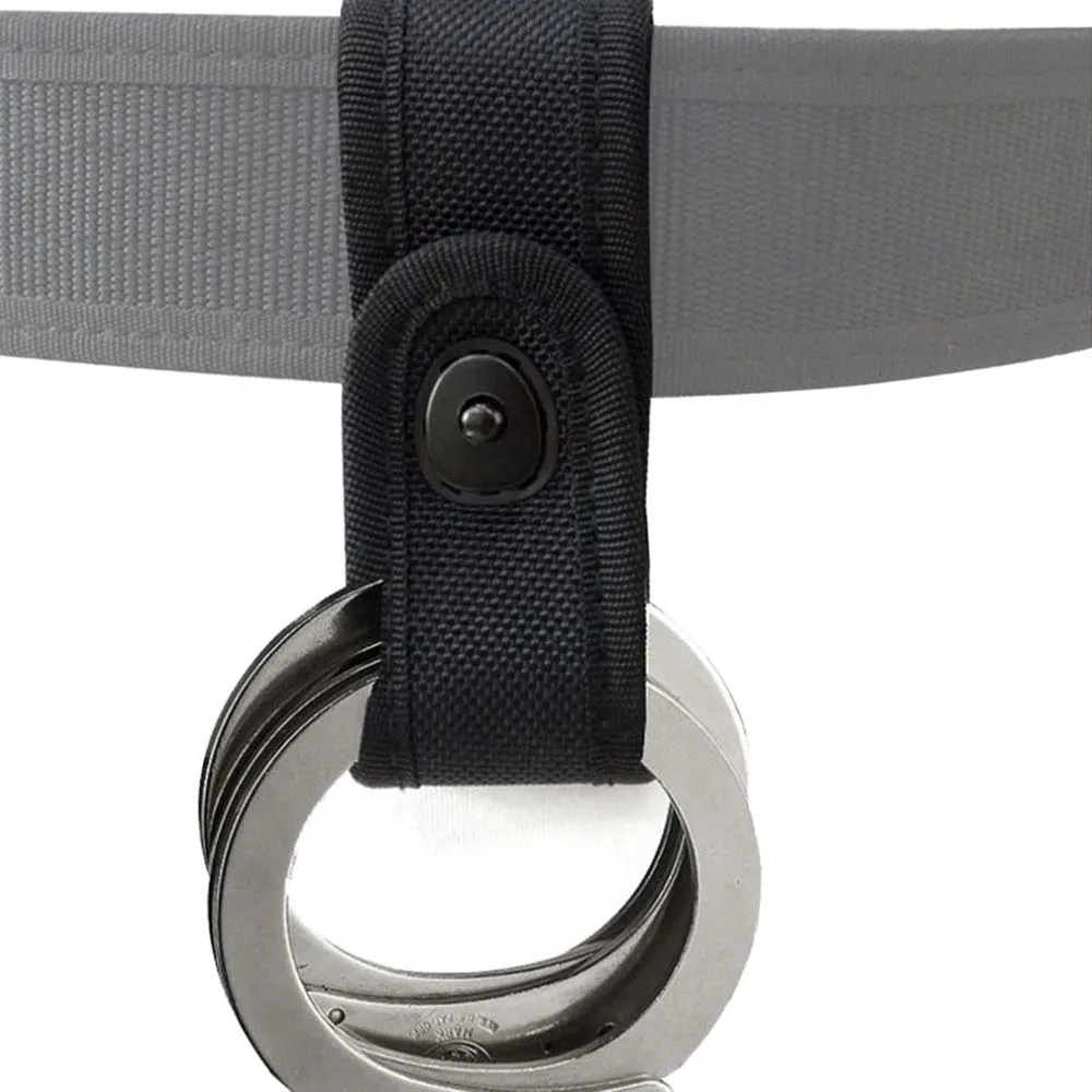 Multi-functional tactical handcuffs quick-draw portable universal push-button models Nylon Waist Hanger Hand Cuffs Holder Portab