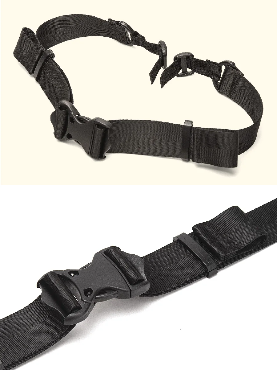 JiJi Hiking Backpack Belt Buckle Load Reduction Mountain Climbing Bag Waist Fixed Strap Ergonomic Design Lightweight Waist Clip