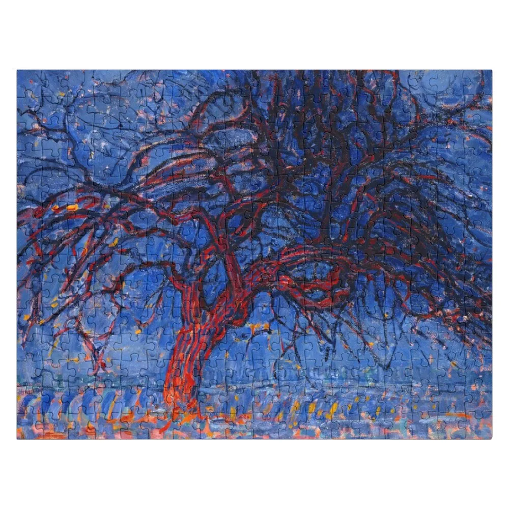 

Piet Mondrian - Red Tree Jigsaw Puzzle Customizable Gift Personalized Gift Picture Puzzle Custom Wooden Puzzle Name