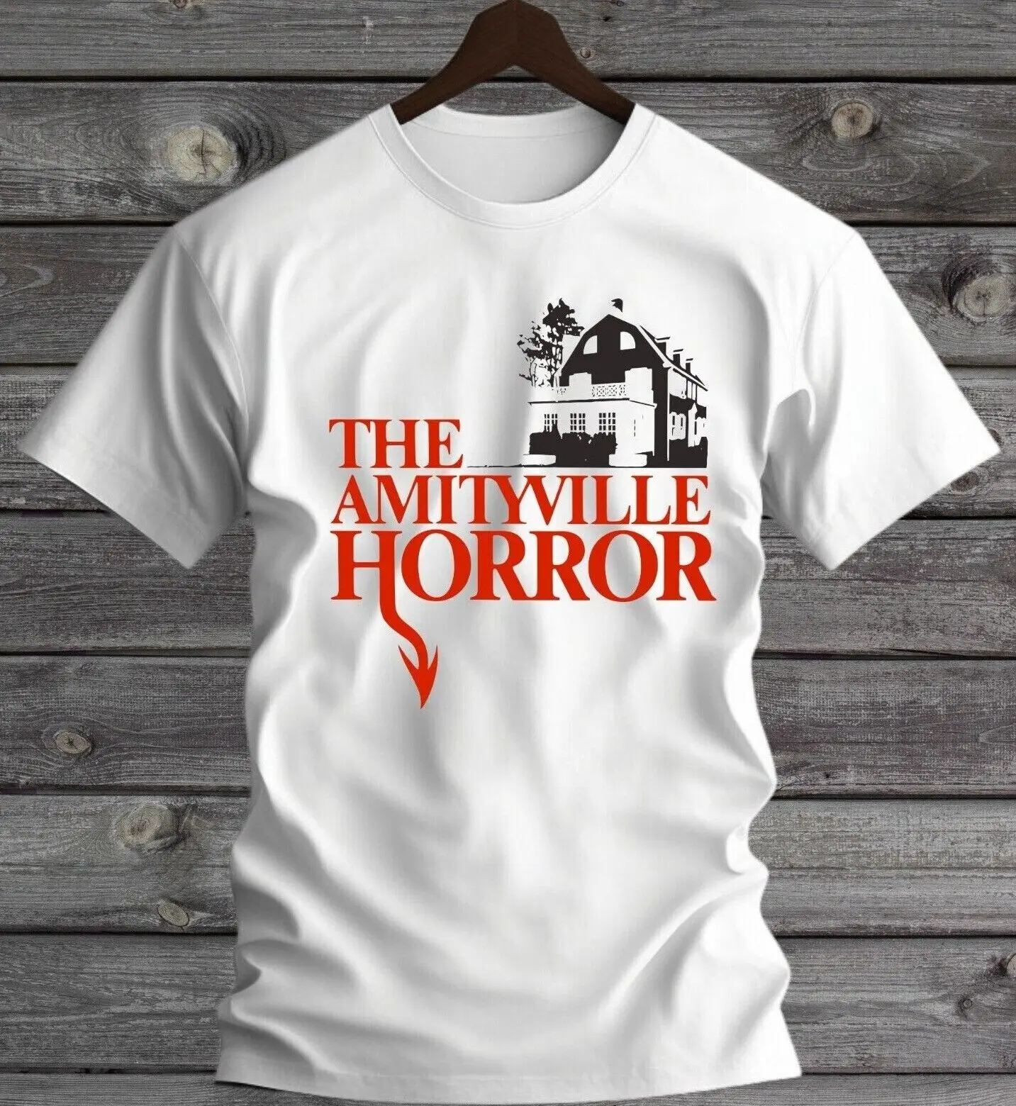 The Amityville Horror Movie T Shirt White S 3XL