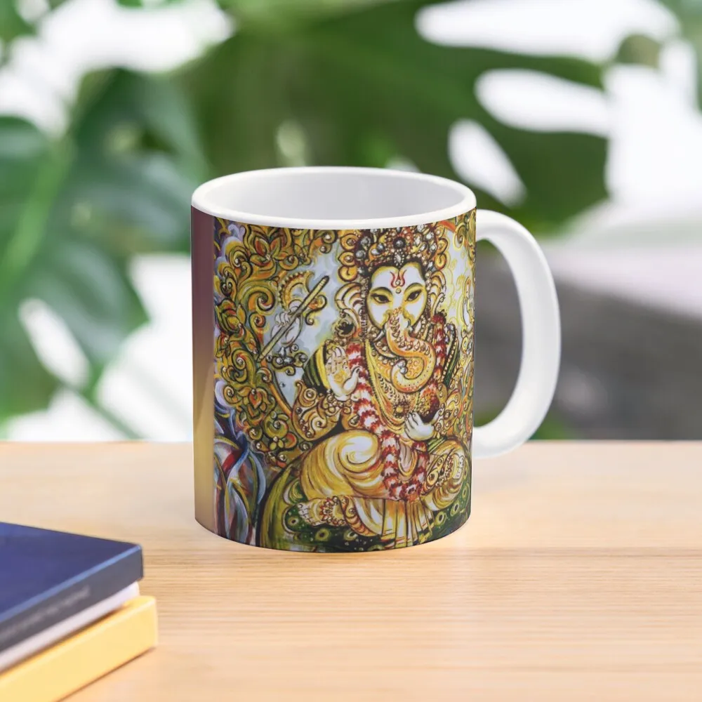 

Lord Ganesha Coffee Mug Glass Cups Ceramic Coffee Cups Large Mug