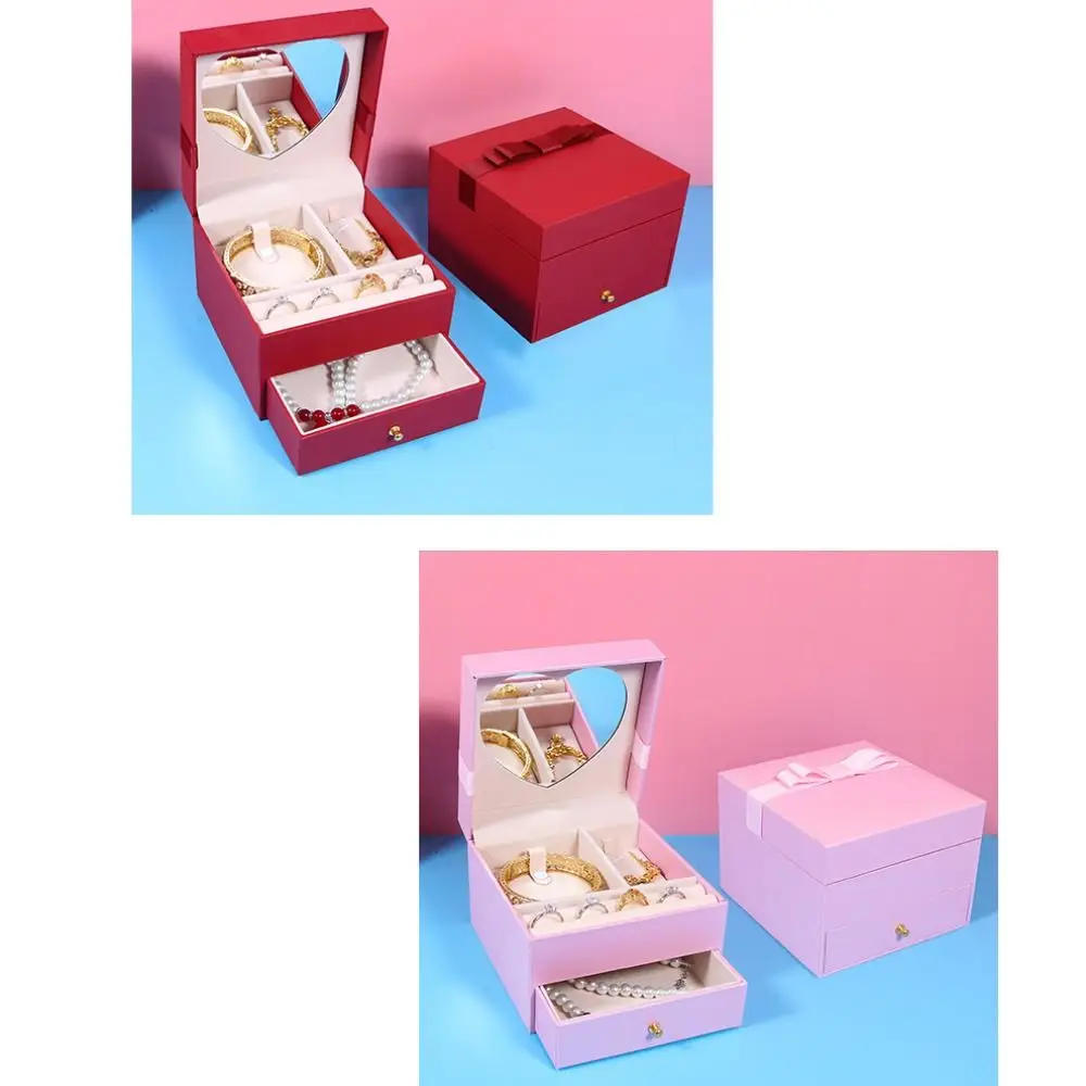 Simplicity Drawer Jewelry Box Gifts Rings Bedroom Decor Durable Necklaces Jewelry Organizer