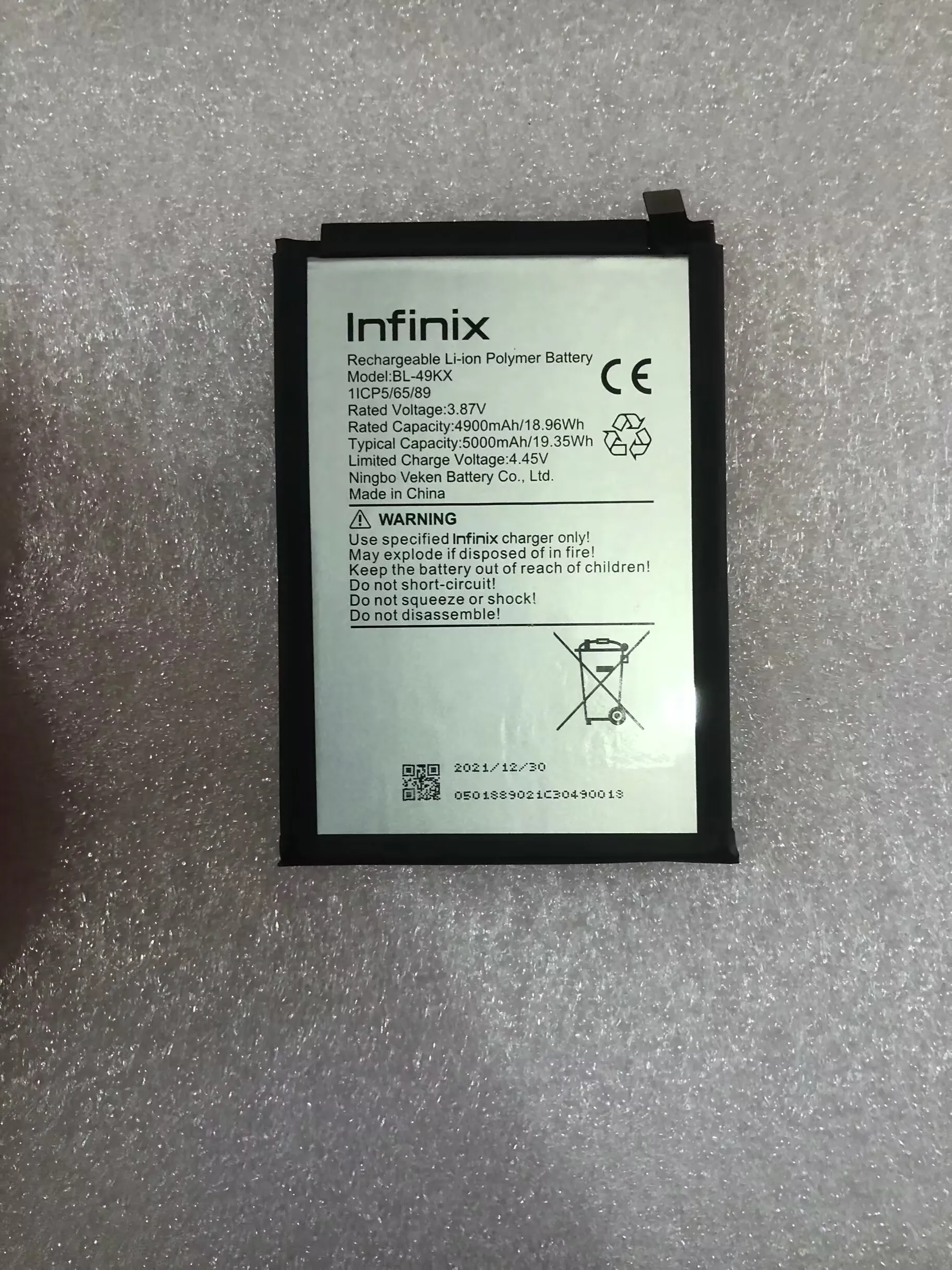 TECNO infinix BL-49FT BL-49FI BL-49JX BL-49LT BL-49GX BL-49JT BL-49KX BL-49ST mobile phone rechargeable battery