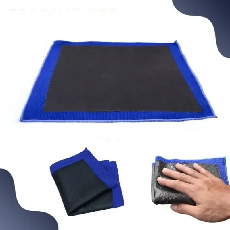 Toalla de arcilla mágica para coche, limpieza de lavado de coches, paño de arcilla abrasivo, potente quitamanchas, toalla de limpieza de pintura