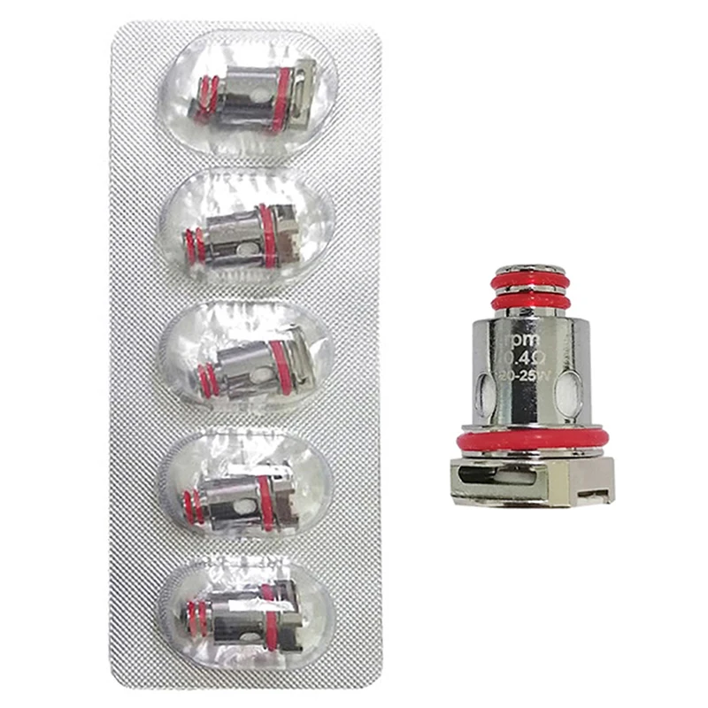 5 pz/scatola Mesh Coil Generic RPM 0.4ohm sostituzione Core Tools accessori per RPM