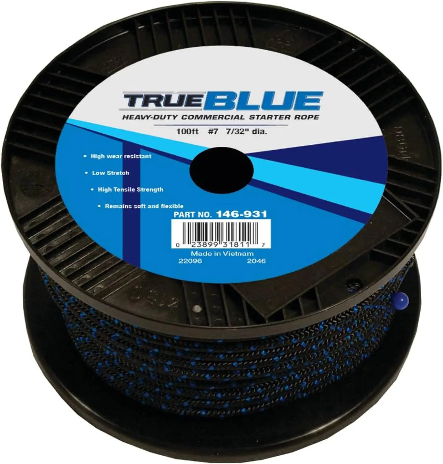 

146-931 # 7-прядный стартовый трос за $100, прочная плетеная конструкция, высокопрочный для использования на открытом воздухе, надежная работа, идеальное решение