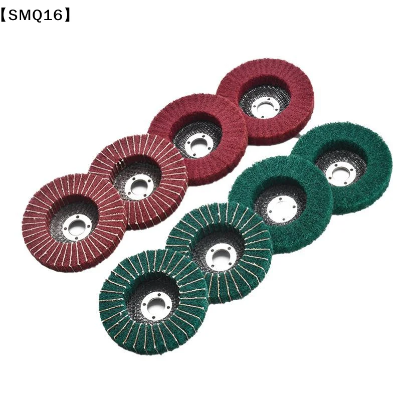 Non-Woven Flap Polishing Wheel Disc For Angle Grinder Metal Wood Rotating Grinding Wheel Home DIY Polishing Tool【SMQ】