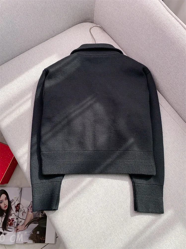 Women\'s Sweater Cardigan, Zipper Fastening, Pocket on Both Sides, Solid, High Street, Chic, Stunning, Trendy, Stylish, 2023 S