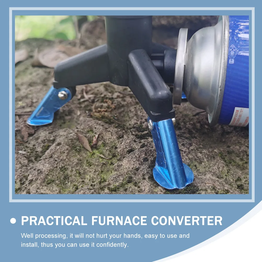 

1Pcs Triangular Furnace Converter Outdoor Camping Stove Adapter High Quality Portable Gas Transfer Tool Bbq Stove Accessory