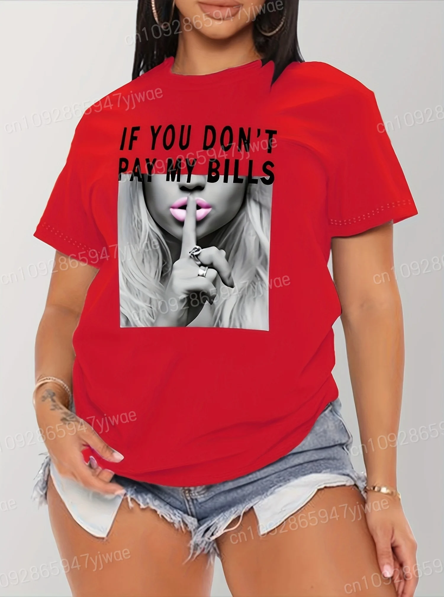 Summer 2025 Womens 3D Print Female Summer Basic Short Sleeve O-Neck Tees Y2K Retro Ladies Sport Plus Size Women Clothing