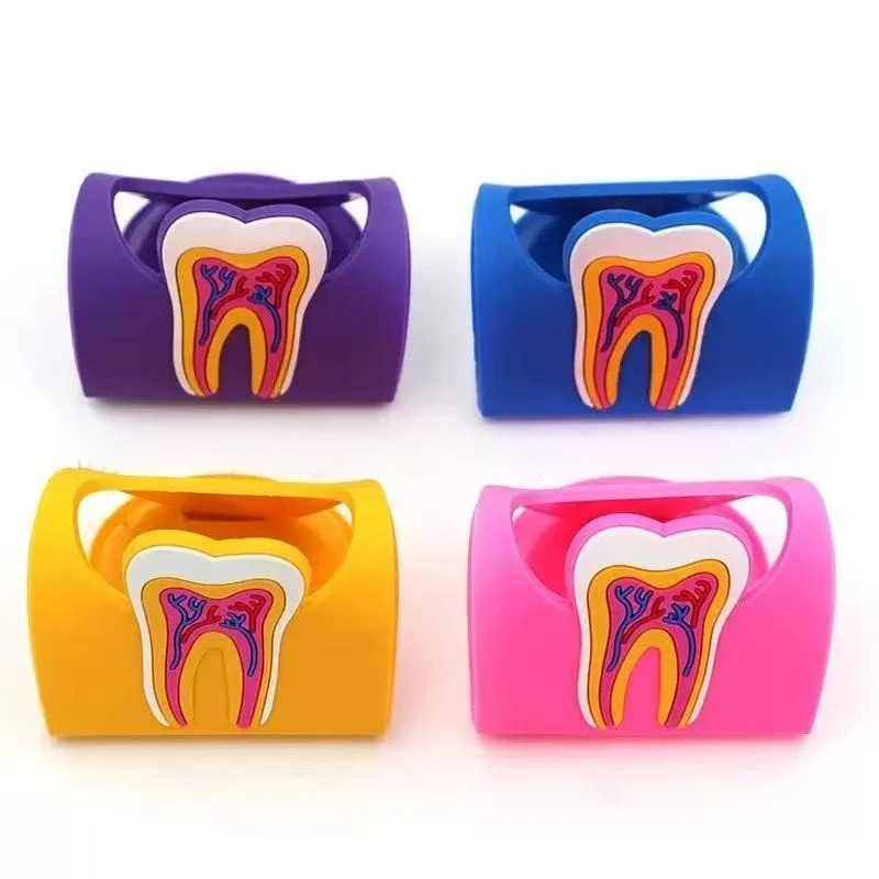 4 pcs Lab Accessories Business Card Name Office Clinic Ornament Present Teeth Shape Lab Decorations Product s