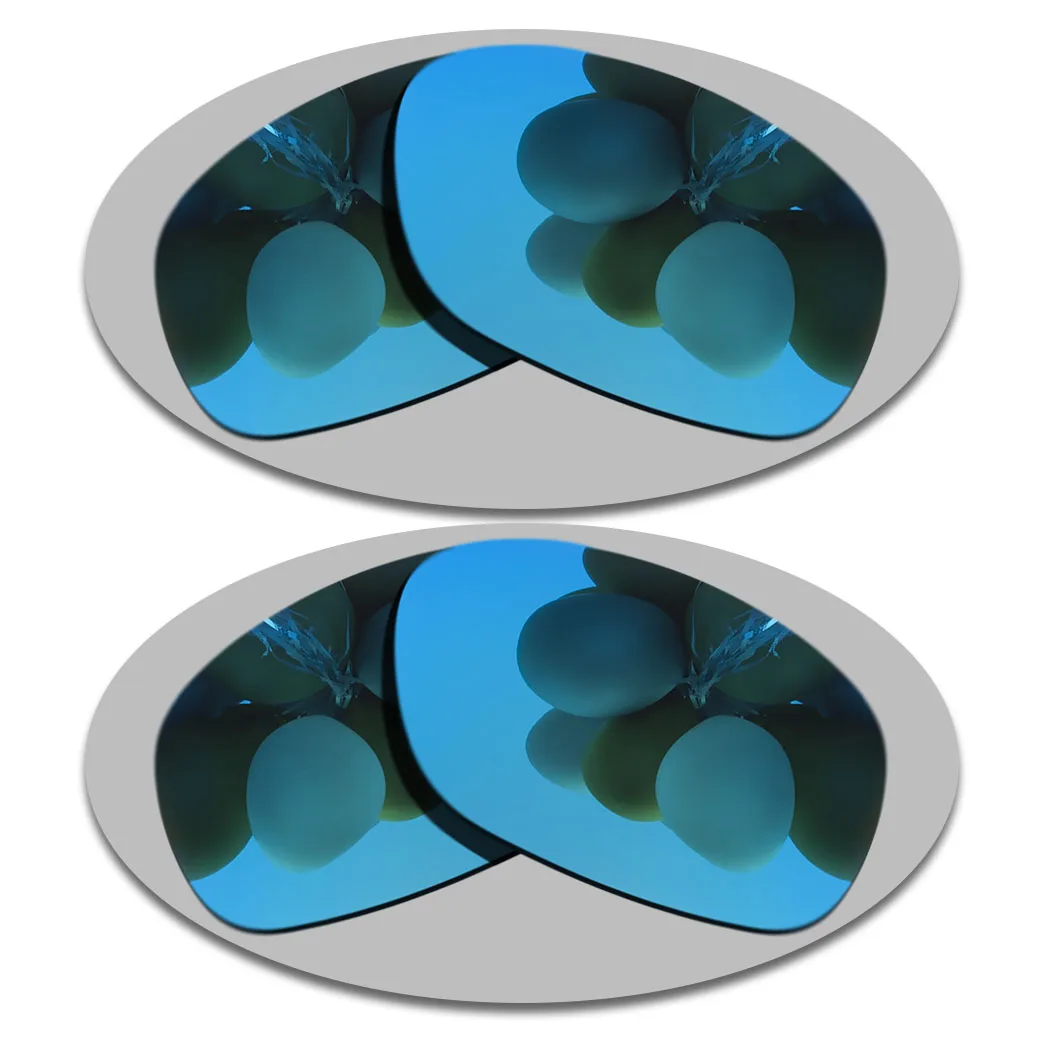 

2 Pairs Sky Blue&Sky Blue Lenses Replacement For-Dangerous Polarized Sunglasses