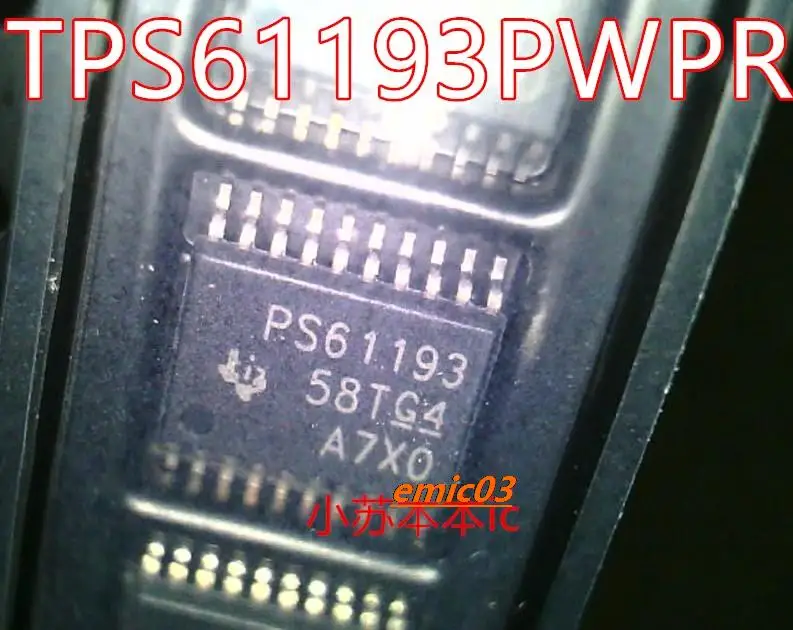 

TPS61193 TPS61193PWPR 61193 LED HTSSOP20