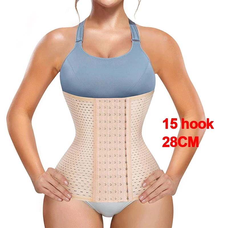 Upgraded Classic Waist Trainer Shapewear 28CM Girdle Breathable Tummy Control Slimming Belt Corset Hourglass Body Shaping Sheath