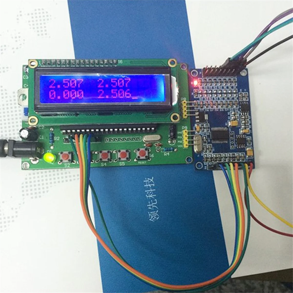 

FUFU ADS1256 24-Bit 8-Channel Adc Ad Module High-Precision Adc Multifunction Acquisition Data Acquisition Card Module