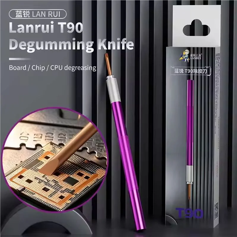 Lanrui T90 CPU & PCB Glue Removal Tool Precision Adhesive Remover Pen For Phone Motherboard IC Chip Repair