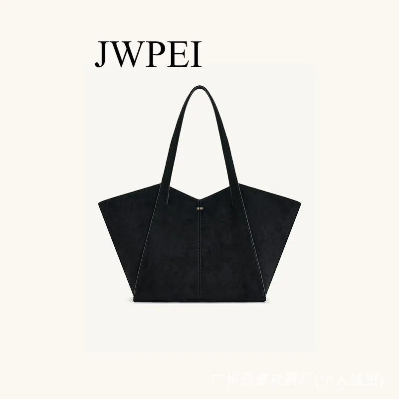 2026-jw-pei-tote-bag-single-shoulder-underarm-handbag-for-women-large-capacity-imitation-suede-knitted-commuter-bag-for-women