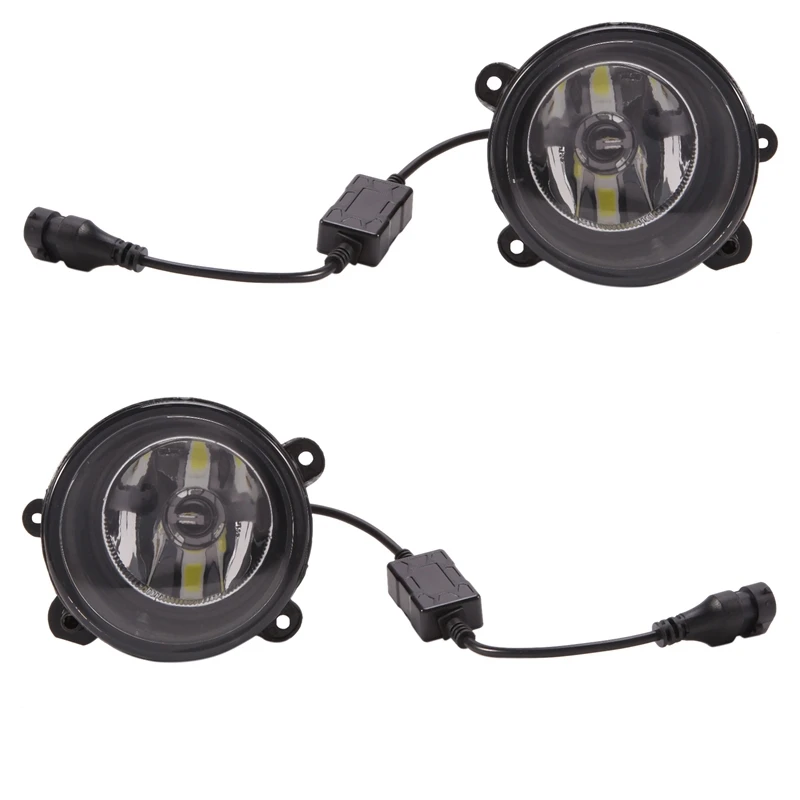 1Pair Car Front Bumper LED Fog Lights Assembly Driving Lamp Foglight For Land Rover Discovery 2 3 Range Rover Sport L322