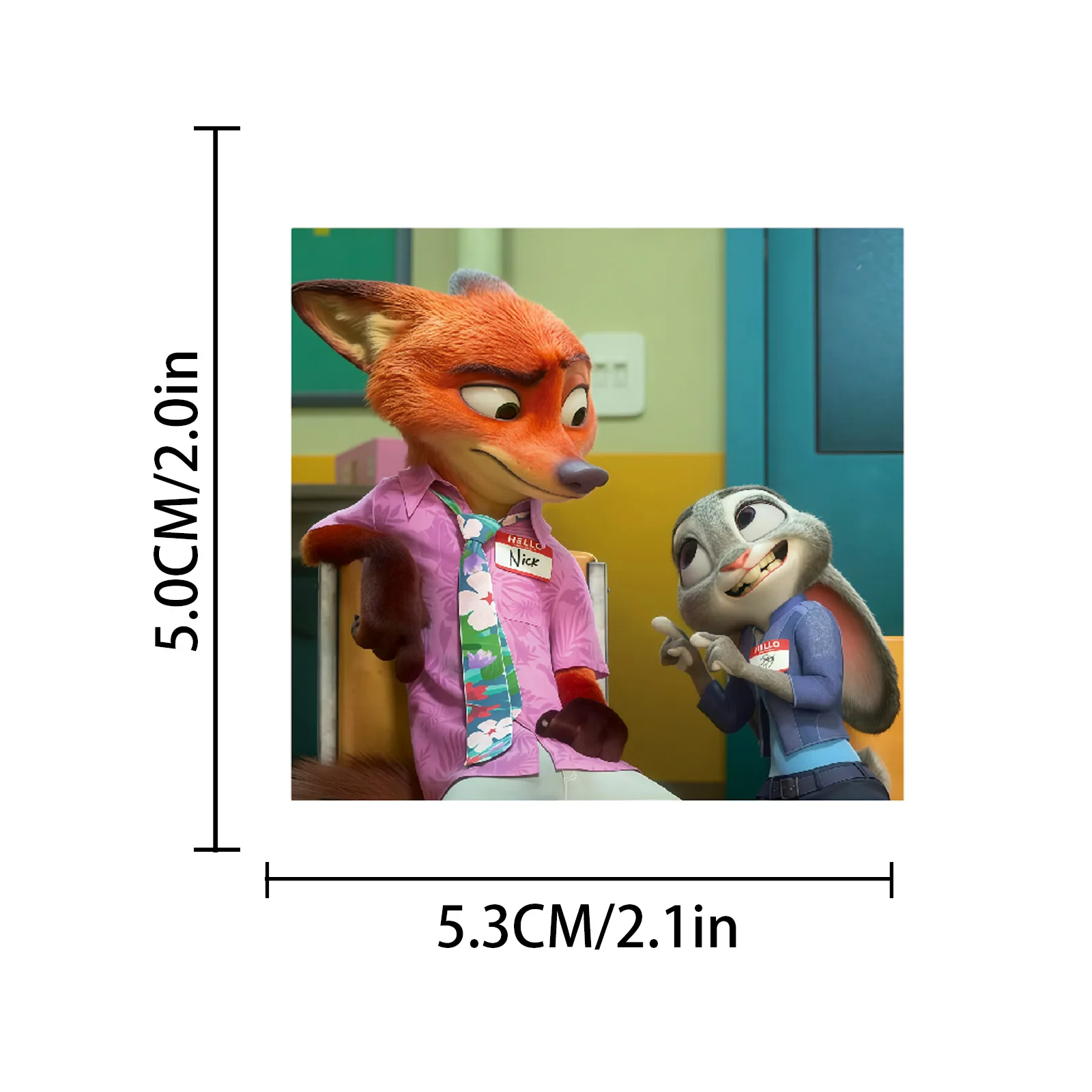 55 قطعة جديد Zootopia ديزني فيلم الكتابة على الجدران ملصقات لطيف الحيوانات الكرتون مائي الأمتعة الهاتف الغيتار سكيت الثلاجة كوب ألعاب أطفال #4