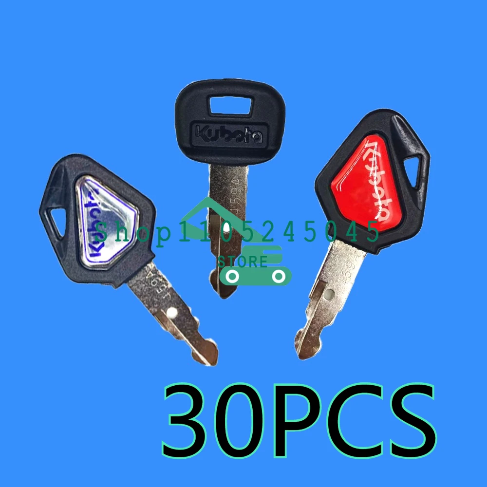 30PCS 459A Ignition Starter KeyS for Kubota Excavation Key U15 20 30 35KX151 155 165 185 Ignition Start Key