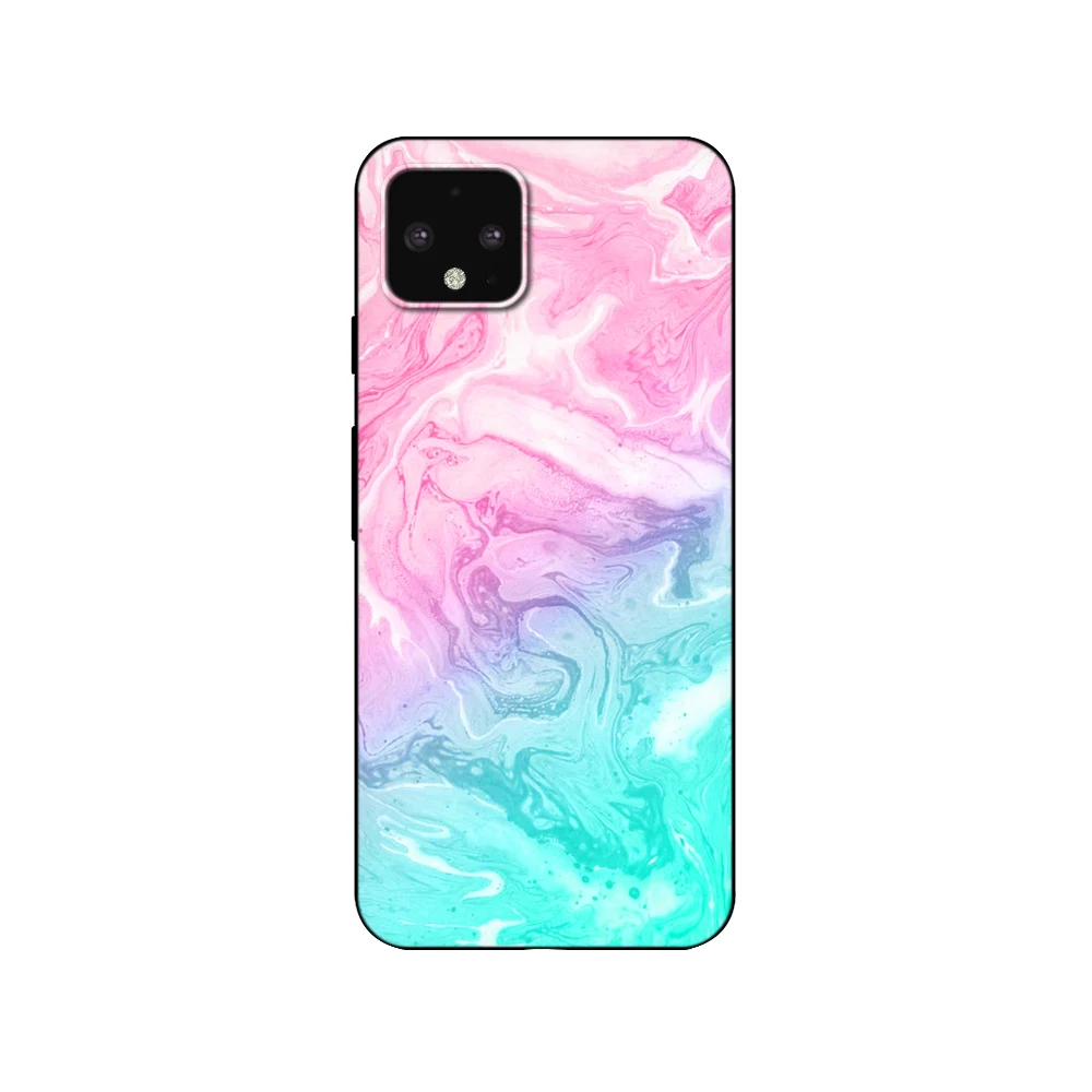 For Google Pixel 4 Case For Google Pixel 4A 4G 5G Case For Pixel 4 XL Case Pixel4 4 a 4XL black tpu case marble colorful fashion