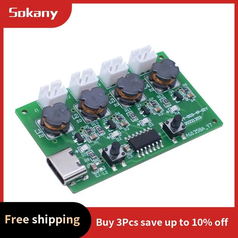 

A59E-DC5V Type-C Mini Humidifier DIY Kits Mist Maker And Driver Circuit Board 4 Fogger Atomization Film Atomizer Sheet