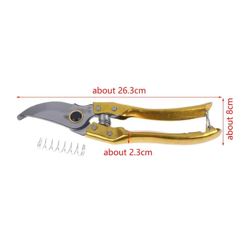 Garden Pruning Shears Manganese Steel Branch Cutter Sharp Durable Labor Saving Fruit Tree Scissors For Home Gardening Use
