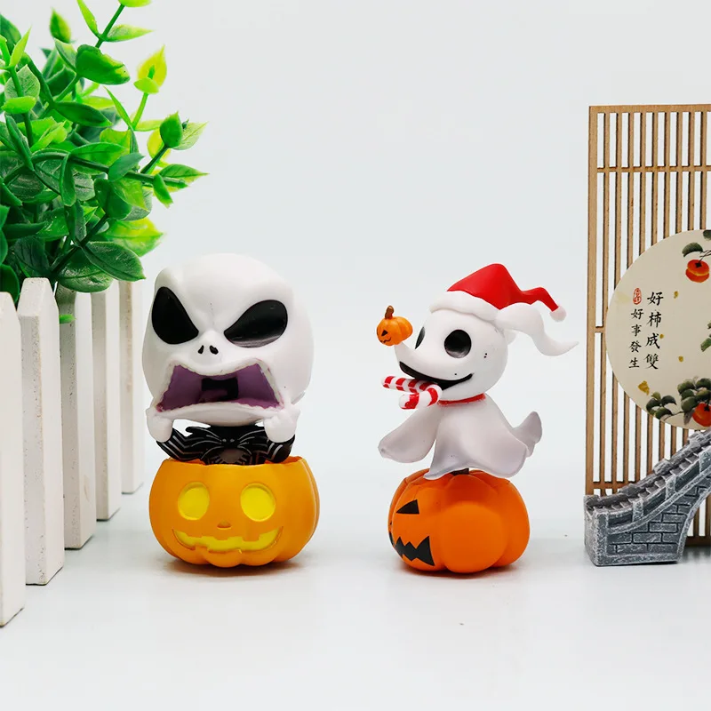 Christmas Limited 8-Piece Dark Cute Style Eco-Friendly  Material,  Jack Plush Decor, Disney Fan Holiday Home Collectible hot Toy