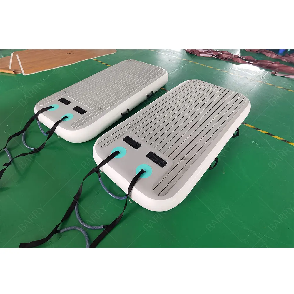 

Good Quality Inflatable Yacht Floating Swim Water Platform Pontoon Dock For Fishing Yoga Swim With Factory Price