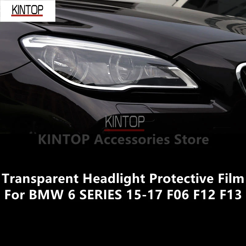 

For BMW 6 Series 15-17 F06 F12 F13 TPU Transparent Headlight Protective Film, Headlight Protection, Film Modification