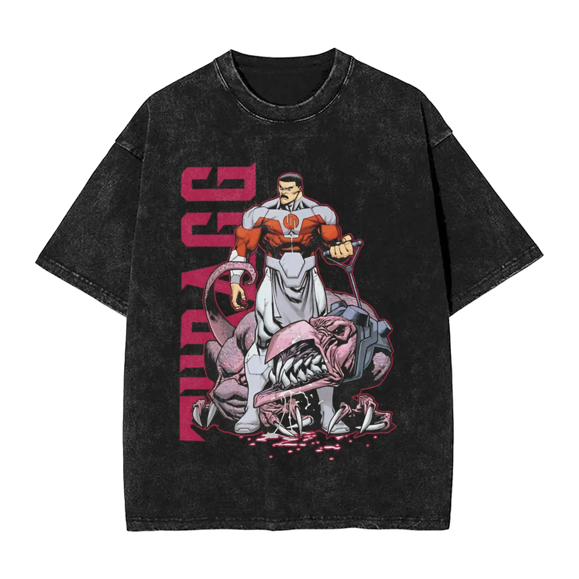 Thragg- Invincible Character T-Shirt Men  Awesome 100% Cotton Tees Crewneck Short Sleeve T Shirt Birthday Present Tops